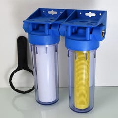 Filtre à eau double pour cartouche SX type SENIOR 20-27