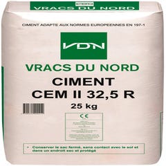 Ciment blanc PRB CE/ CEM I, 52,5, 25 kg