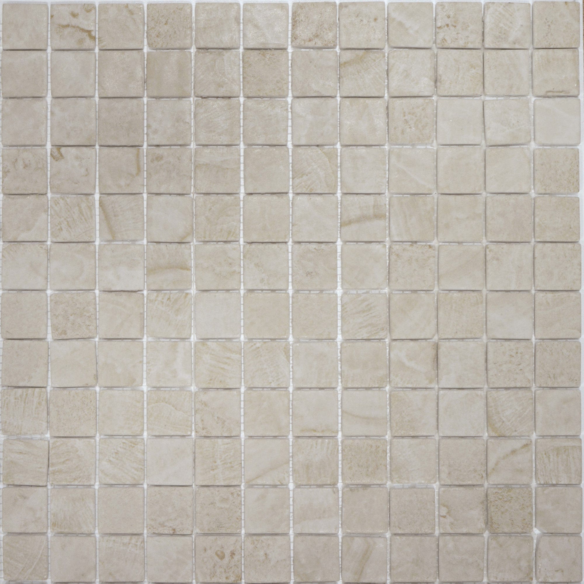 Mosaïque de berre beige mat l.31,1 x L.31,1 cm Stone 0