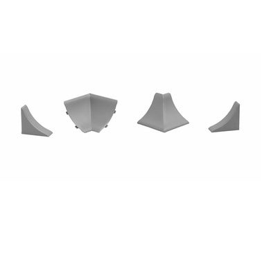 Profil de finition 2 quarts de rond rayon 6-8 mm 28 x 670 mm Aluminium ❘  Bricoman