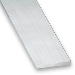 Profilé plat aluminium  l.20 x Ep.2 mm L.250 mm 0