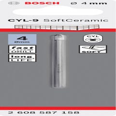 Foret verre et carrelage Diam.4 mm - BOSCH 0