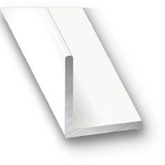 Cornière aluminium laqué blanc 20 x 20 mm L.250 cm - CQFD 0