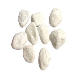Sac galet décoratif blanc 40/60 mm, 25 kg ❘ Bricoman