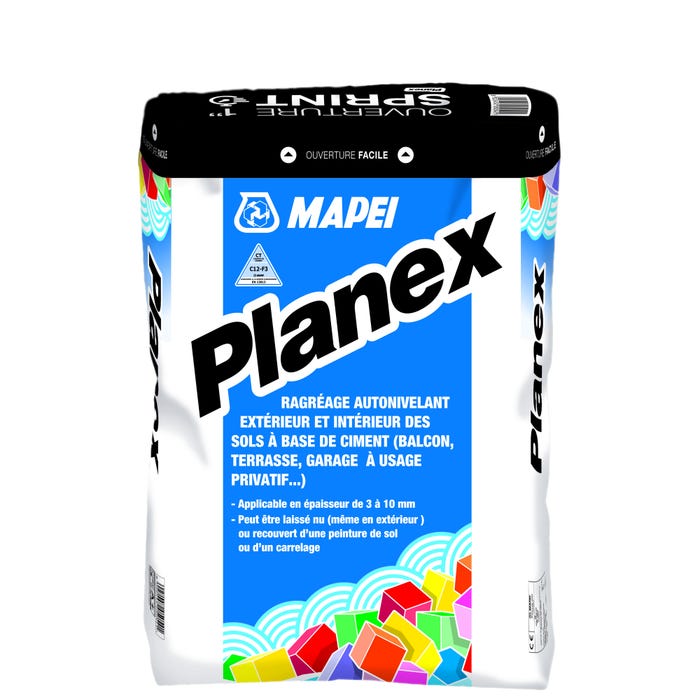 Ragréage P3 extérieur 25 kg - Planex MAPEI 0