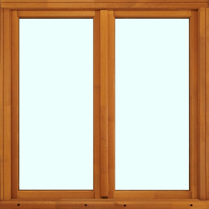 Fenêtre bois H.115 x l.120 cm ouvrant à la française 2 vantaux Pin 0