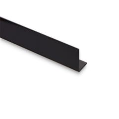 Cornière PVC noir 15x15mm L. 260 cm - CQFD 0