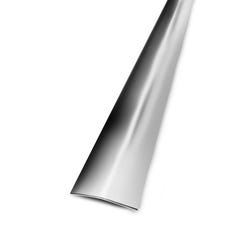 Barre de seuil inox brillant auto-adhésif L.166 x l.3 cm Presto 0