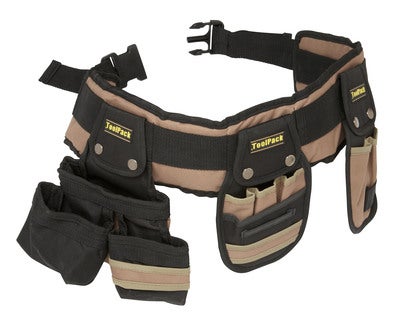 Toolpack ceinture porte-outils à double pochette industrielle 366.000  TOOLPACK Pas Cher 