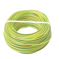 Fil H07VU 2.5 mm² 100 m  Jaune/Vert- MIGUELEZ SL 0