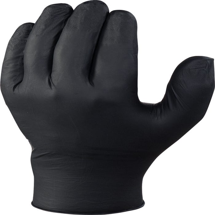 Boite de 100 gants nitrile noir T.9/10 - DELTA PLUS 0