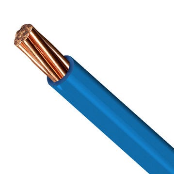 Fil électrique HO7-VR 25 mm² bleu au mètre - MIGUELEZ 0