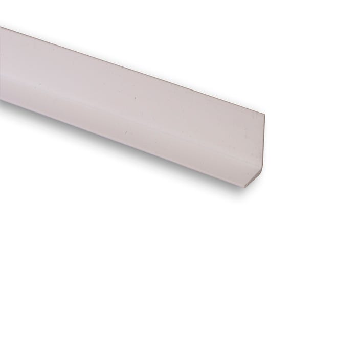 Cornière inégale PVC blanc 10 x 20 mm L.100 cm - CQFD 1
