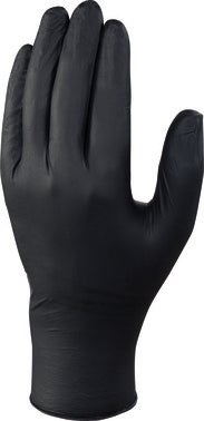 Boite de 100 gants nitrile noir ep 0,16 à usage unique Taille 9/10