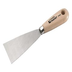 Couteau à enduire acier 10cm manche bois