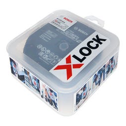5 accessoires X-Lock : 3 x métal, 1 x lamel, 1 x multiwheel - BOSCH 1