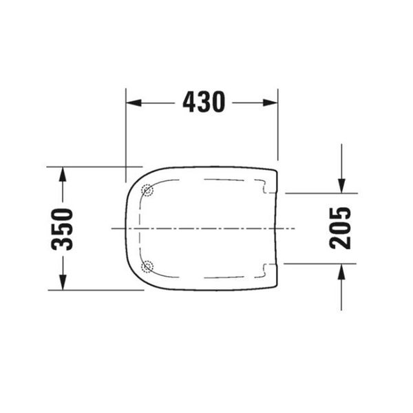 Abattant WC PALMA duroplast ❘ Bricoman