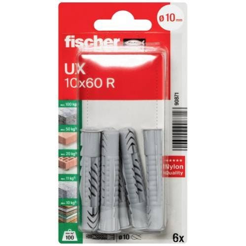 Fischer UX 10 x 60 R K NV Cheville universelle 60 mm 090871 1 set 2