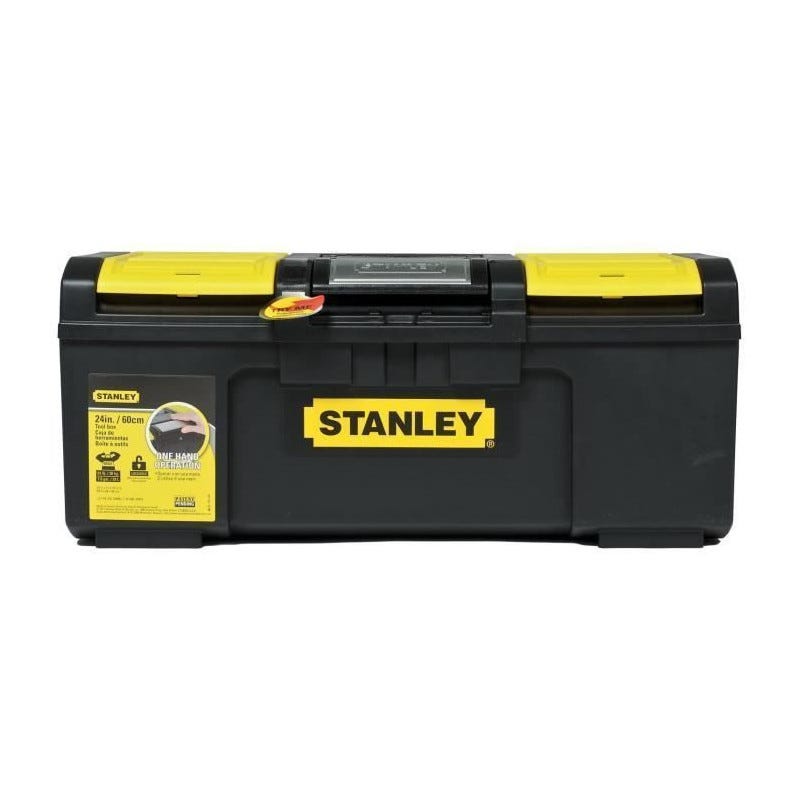 STANLEY Boite a outils vide 60cm a ouverture 1 main 1