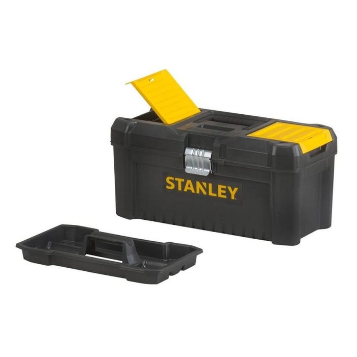 Bo�te � outils en plastique 16"/40cm avec serrure m�tallique stst1-75518 stanley. 2