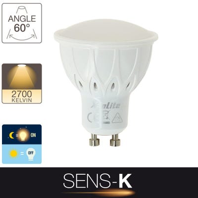 Ampoule LED spot, culot GU10, 4W cons. (35W eq.), lumière blanc neutre ❘  Bricoman