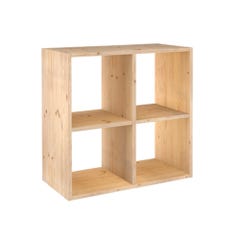 Étagère cubes en bois brut Dinamic 4 cases Astigarraga 8