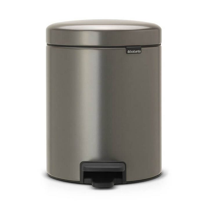 poubelle à pédale 5l platinum - brabantia 0