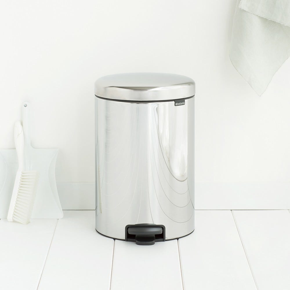 Poubelle à pédale 20l brilliant steel - Brabantia 113987 3