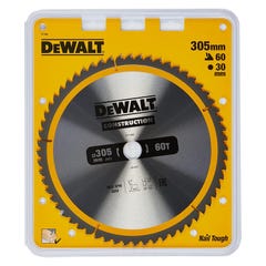 Lame de scie circulaire stationnaire 305x30mm, 60 dents DT1960 DeWalt 1