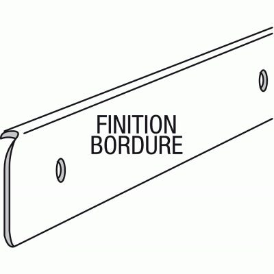 Profil de jonction Bord à Bord, Plan de travail 28mm, Forme 2 quarts de  rond, de rayon 0 - 2 mm, Alu ❘ Bricoman