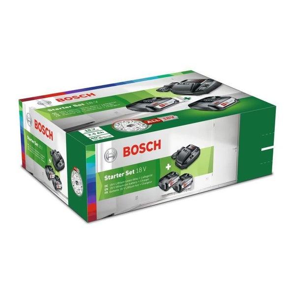 Pack batterie 18V 2,5Ah Li-Ion + chargeur AL 1830 CV 1600A00K1P Bosch ❘  Bricoman
