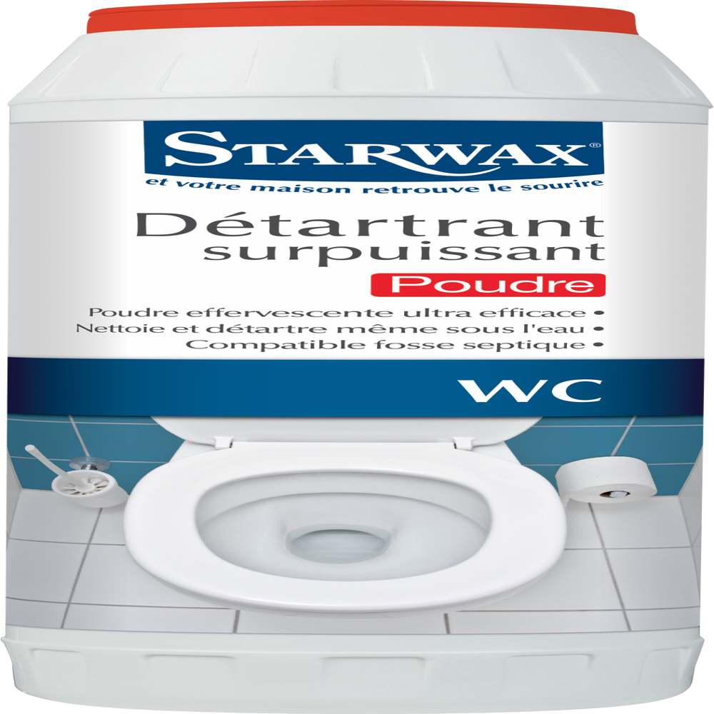 Détartrant poudre sanitaire STARWAX 1 kg 0
