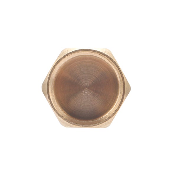 Bouchon femelle laiton - à visser (x2) - 300 - pour tube cuivre ❘ Bricoman