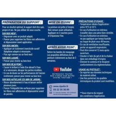 Ripolin Peinture Pour Pour Bois Interieur + Exterieur - Bleu Marine Ral 5003 Satin, 2,5l 2