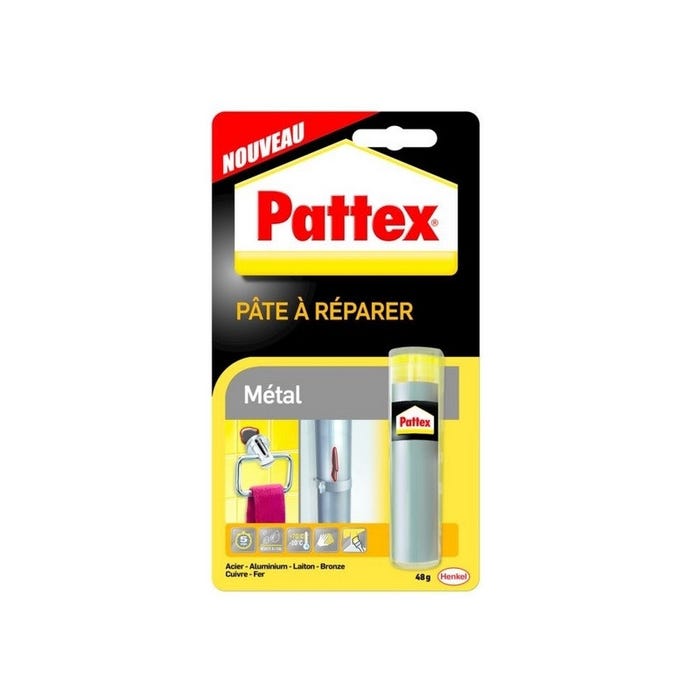 Pâte à réparer 48g métal PATTEX 0