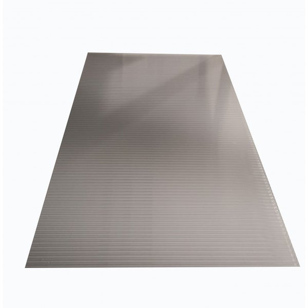 Plaque polycarbonate alvéolaire 10mm Translucide, l : 98 cm, L : 50 cm ❘  Bricoman