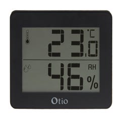 Thermomètre / Hygromètre Noir - Otio 1