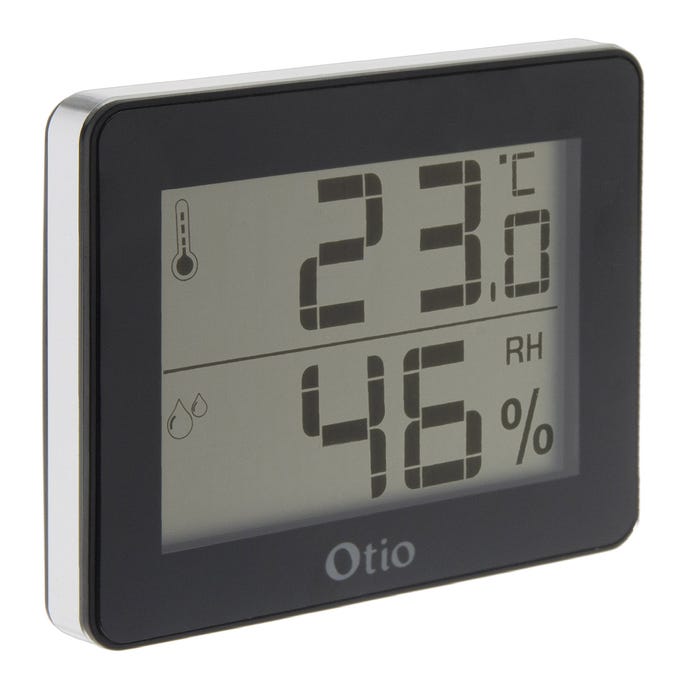 Thermomètre / Hygromètre Noir - Otio 0