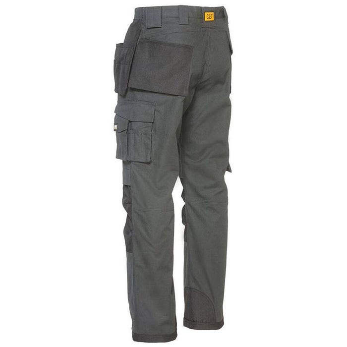 Pantalon de travail multipoches avec poches genouillères Caterpillar TRADEMARK Gris 44 1