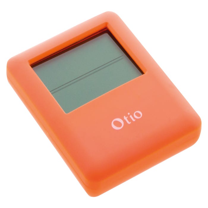 Thermomètre hygromètre magnétique orange - Otio 2