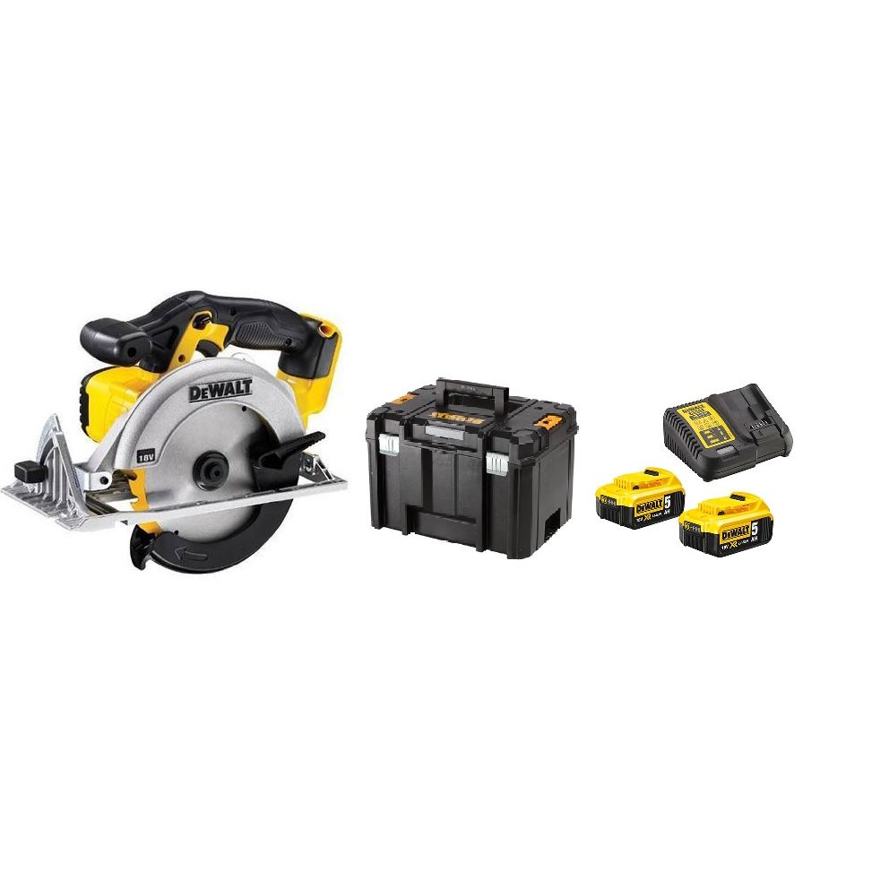 Scie circulaire DEWALT XR 18V - 165mm - Sans batterie ni chargeur -  DCS391M2 ❘ Bricoman