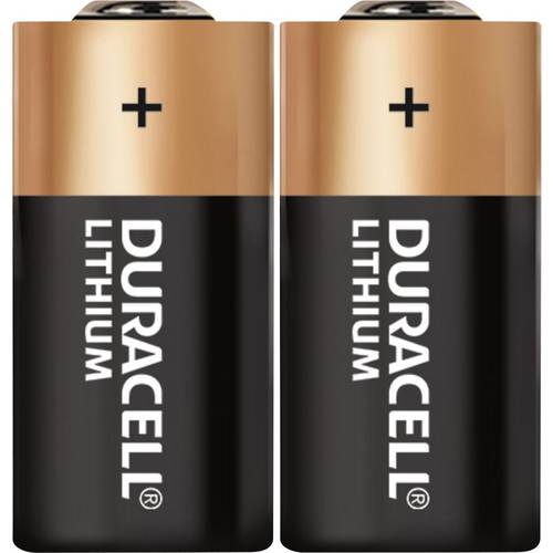 Duracell CR123 Pile photo CR-123A lithium 1400 mAh 3 V 2 pc(s) 0