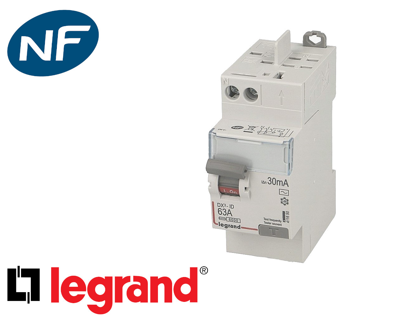 Interrupteur Differenciel DX3 - ID - LEGRAND - 411650 | Bricoman