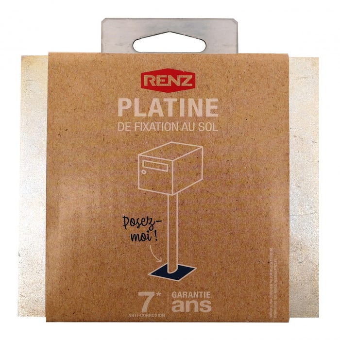 Platine H.15 x l.15 x P.0.5 cm RENZ 1