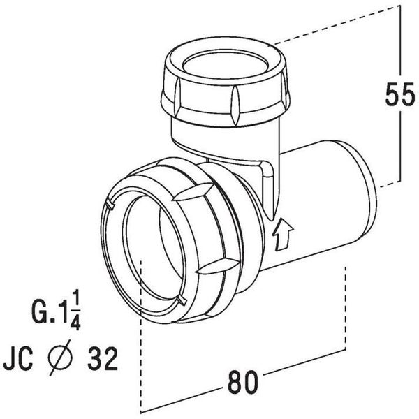 Anti-vide Wirquin pour tube ø32-40 mm