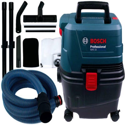 Bosch Professional 06019E5100, Bosch-Aspirateur Eau Et Poussière 1100W 270  Mbar 53 L/Sec-Gas 15