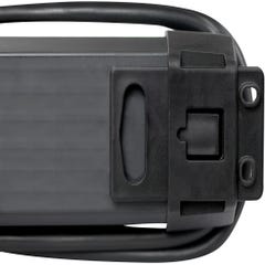 Multiprise avec interrupteur Premium-Plus Noire 3m de câble H05VV-F 3G1.5 3