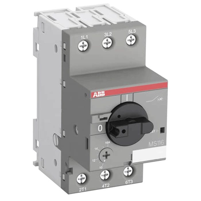 Disjoncteur de protection moteur réglable ABB MS 116-10,0 1SAM 250 000 R1010 690 V/AC 10 A 1 pc(s) 1