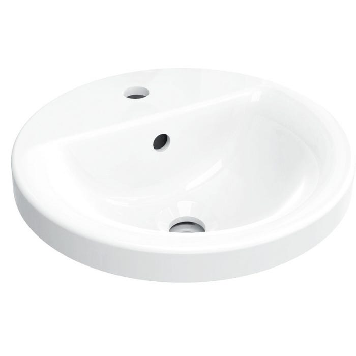 Ideal Standard CONNECT Connect lavabo à encastrer rond 380 x 165 x 380 mm,blanc (E504101) 0