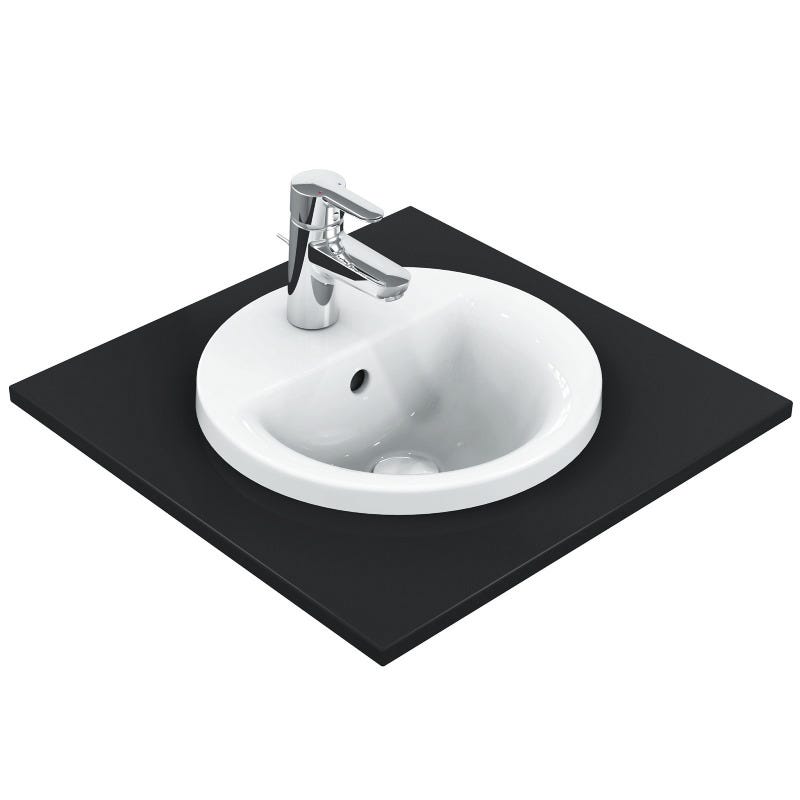 Ideal Standard CONNECT Connect lavabo à encastrer rond 380 x 165 x 380 mm,blanc (E504101) 2